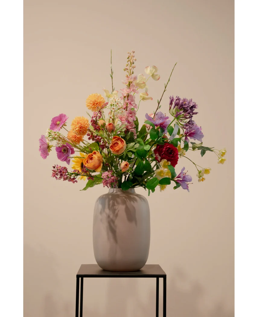 Kunstbloem Ranunculus 51 cm donkerroze - Image 3