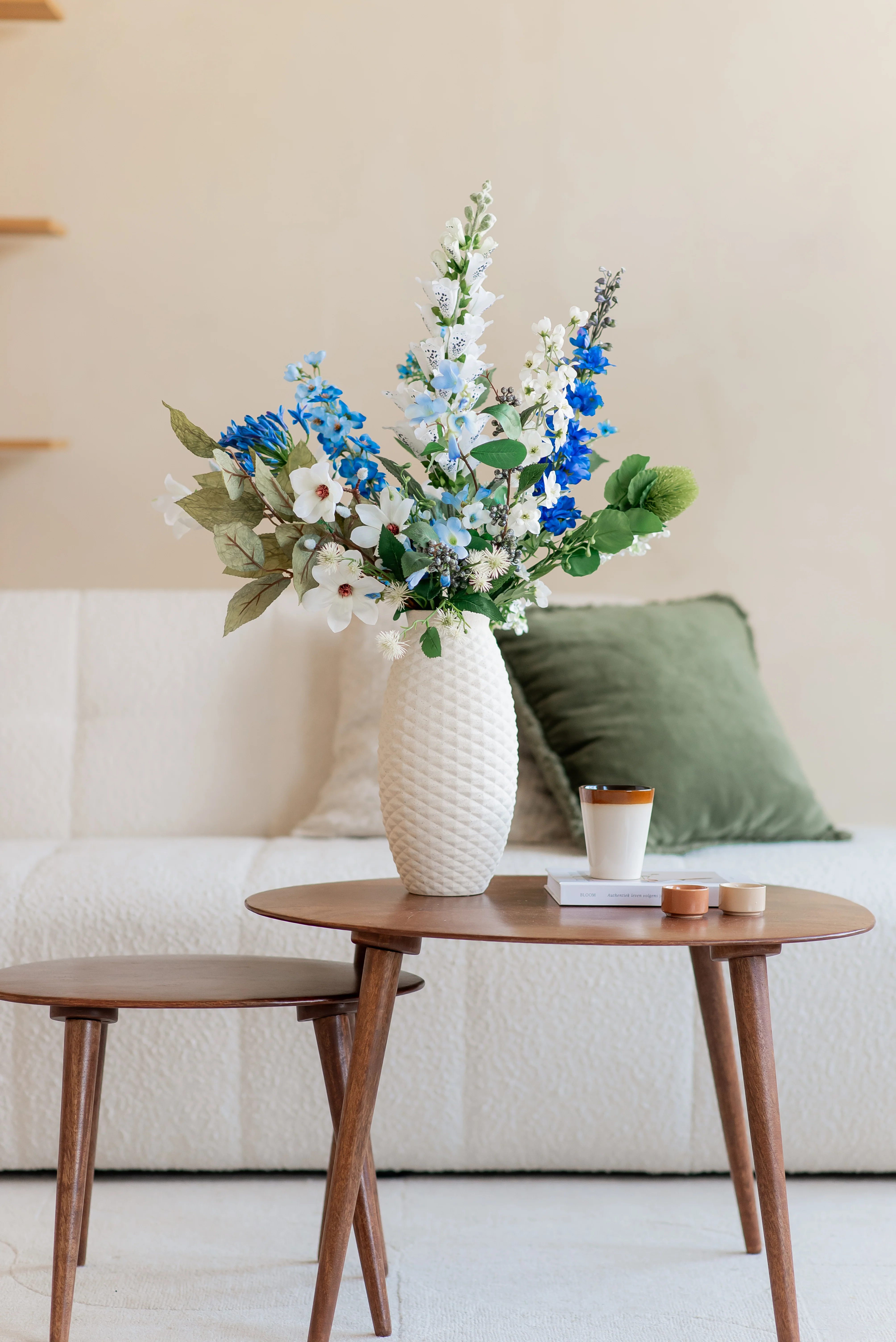 Zijden kunstbloemen boeket Cool Breeze - Image 4