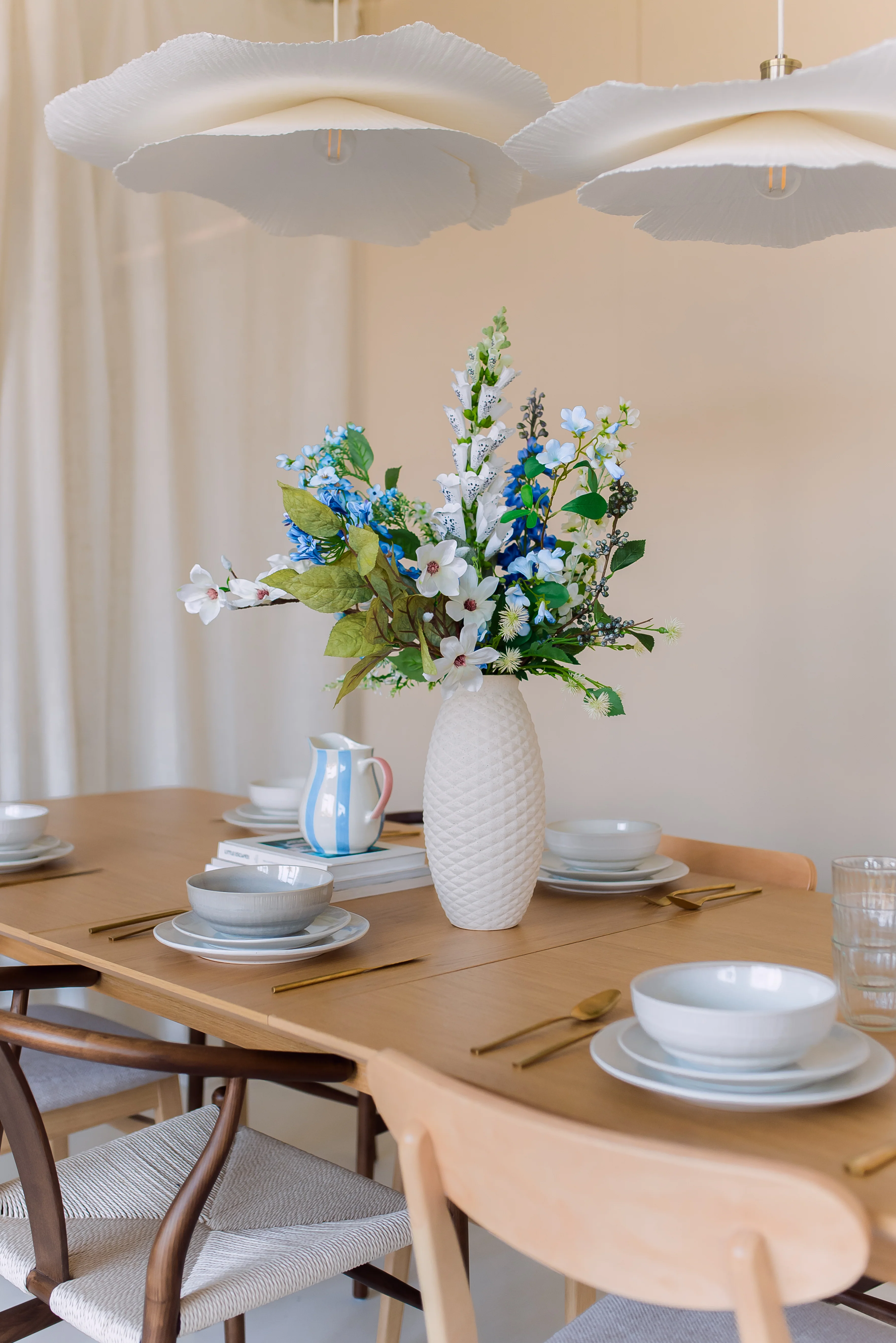 Zijden kunstbloemen boeket Cool Breeze - Image 7
