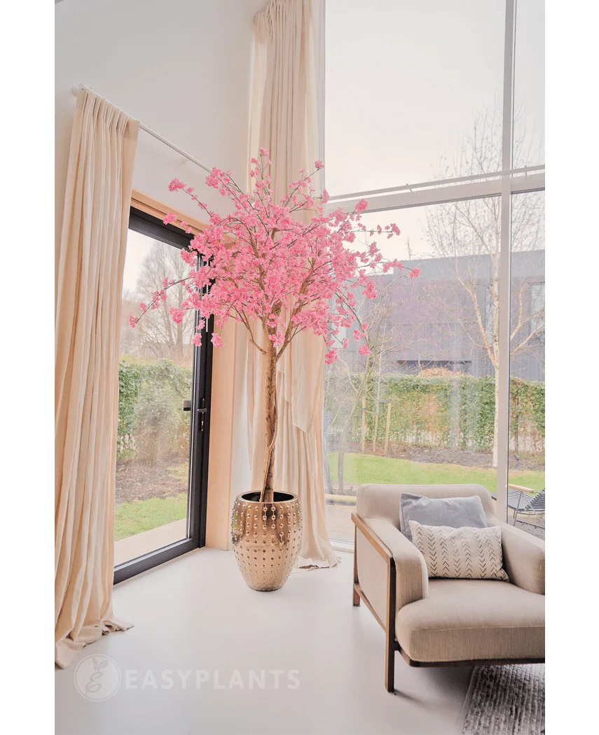 Kunstboom Kersenbloesem roze 240 cm - Image 3