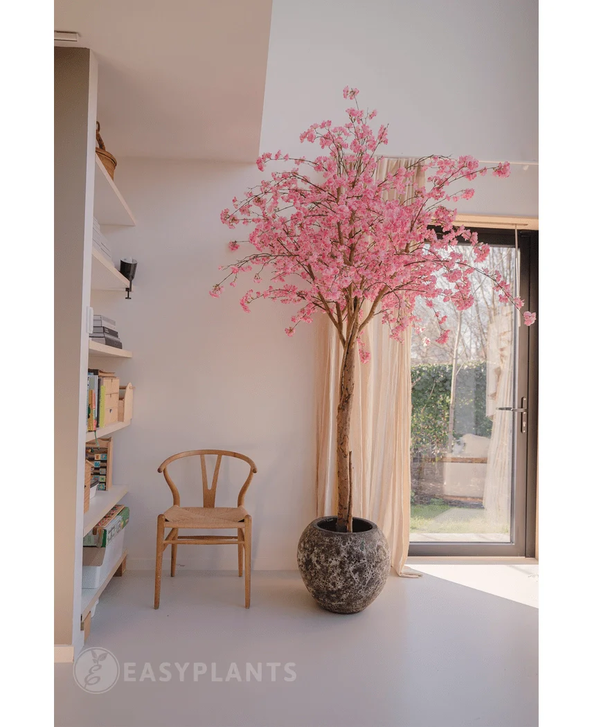 Kunstboom Kersenbloesem roze 240 cm - Image 4