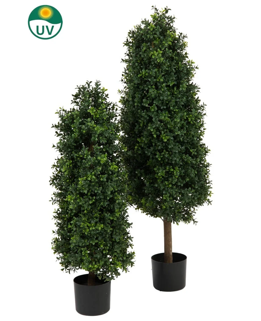 Kunstplant Buxus Pyramide 90 cm UV - Image 3