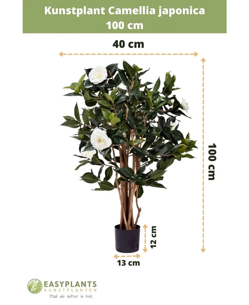 Kunstplant Camellia japonica 100 cm - Image 7